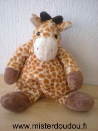 Doudou Girafe Cmp Beige taches rousses 