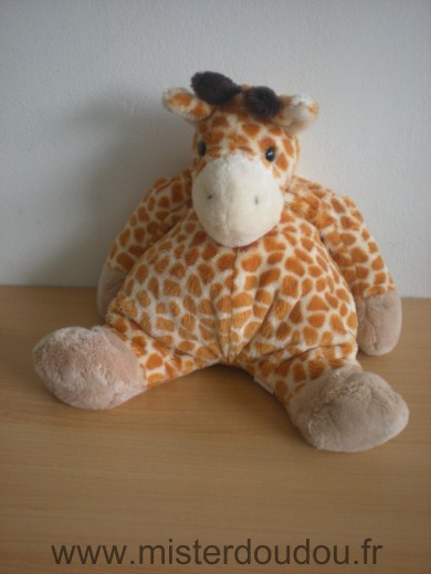 Doudou Girafe Cmp Ecru taches rousses 