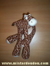 Doudou Girafe Cmp Marron écru 