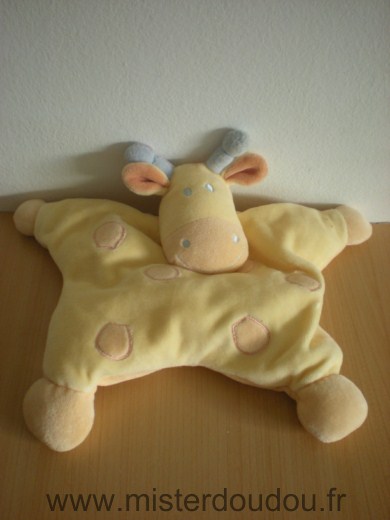 Doudou Girafe Jollybaby Jaune 