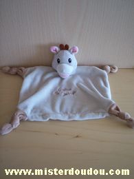 Doudou Girafe - Marque non connue - Beige Brodé sophie la girafe