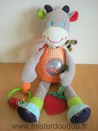 Doudou Girafe Mots d enfants Gris orange fraise dentaire activites 