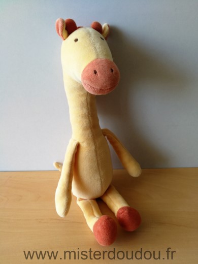 Doudou Girafe Jaune