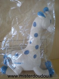 Doudou Girafe Novalac Beige bleu 