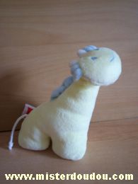 Doudou Girafe Tex Jaune bleu clairs 