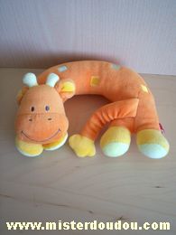 Doudou Girafe Tex Orange 