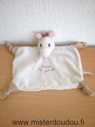 Doudou Girafe Vulli Beige brodé sophie la girafe 