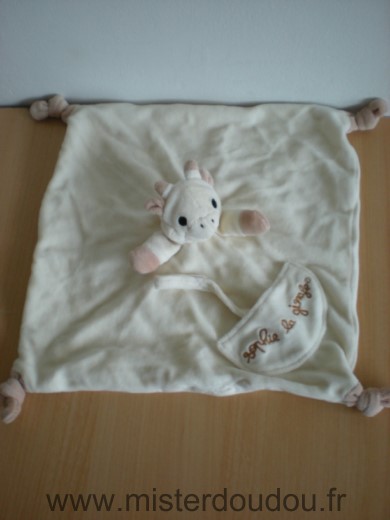 Doudou Girafe Vulli Ecru sophie la girafe attache tetine 