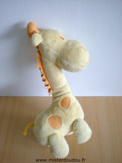 Doudou Girafe - marque non connue - Jaune 