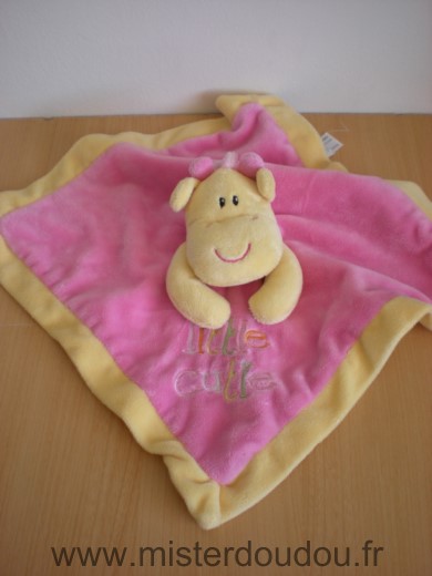 Doudou Girafe - marque non connue - Rose jaune little cutie 