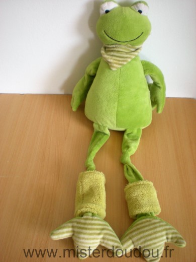 Peluche grenouille sonore