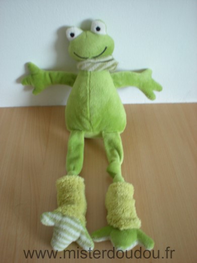 Doudou Grenouille Les petites marie Verte 