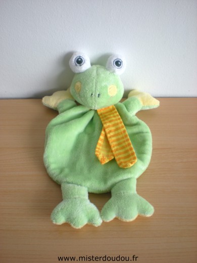 Doudou Grenouille Parents Vert 