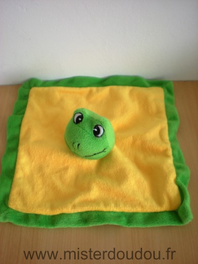 Doudou Grenouille Sandy Jaune vert 