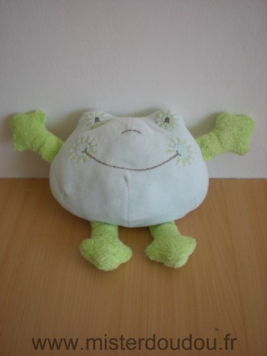 Doudou Grenouille Takinou Bleu vert 