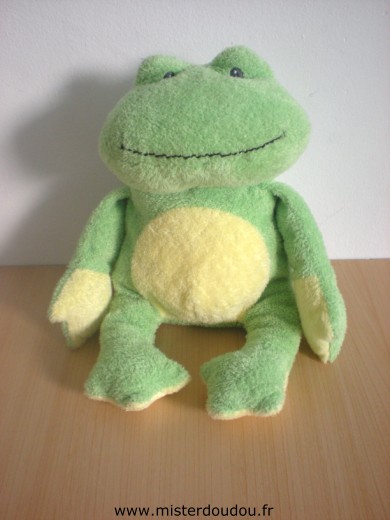 Doudou Grenouille Ty Vert jaune 