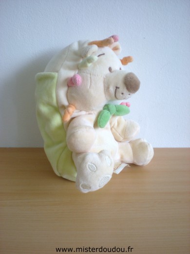 Doudou Hérisson Bengy Vert beige 