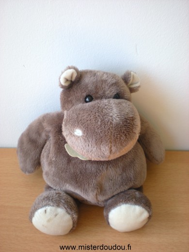 Doudou Hippopotame Histoire d ours Marron 