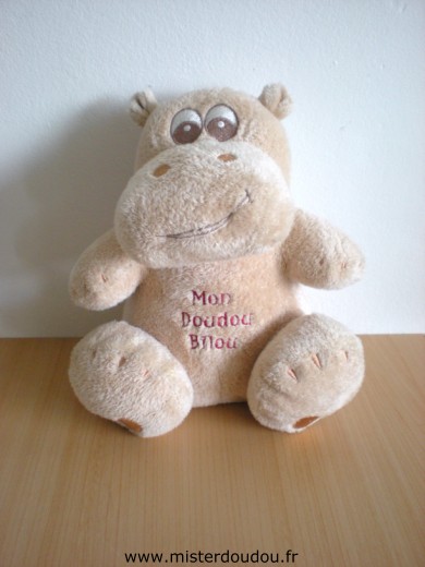 Doudou Hippopotame Orchestra Beige 