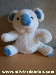 Doudou Koala Bébisol Balnc bleu Sans étiquette