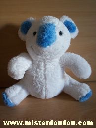Doudou Koala Bébisol Blanc bleu Koala petit modele