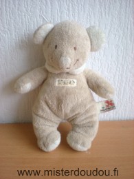 Doudou Koala Nicotoy Beige écru 