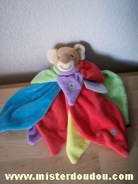 Doudou Koala Takinou Rouge jaune violet vert bleu Koala etoile takinou neuf