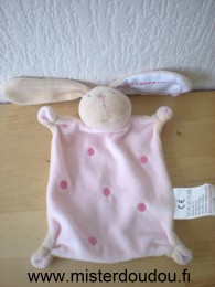 Doudou Lapin Absorba Rose beige 