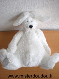 Doudou Lapin Addex Blanc 