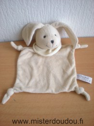 Doudou Lapin Anna club plush Beige tissus eponge 