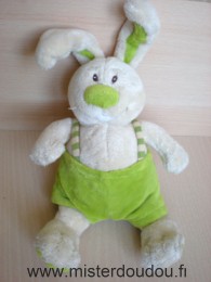 Doudou Lapin Anna club plush Beige vert 