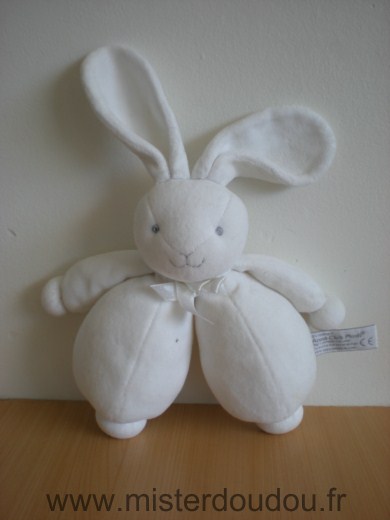 Doudou Lapin Anna club plush Blanc 