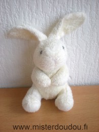 Doudou Lapin Baby nat Ecru 