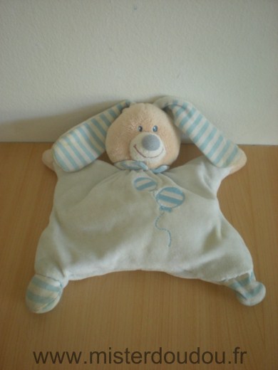 Doudou Lapin Bout chou Bleu ballons bleus Usagé le proposons petit prix pour depanner