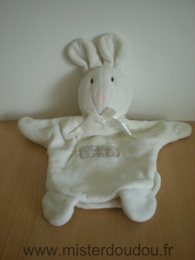 Doudou Lapin Calidoux Blanc 