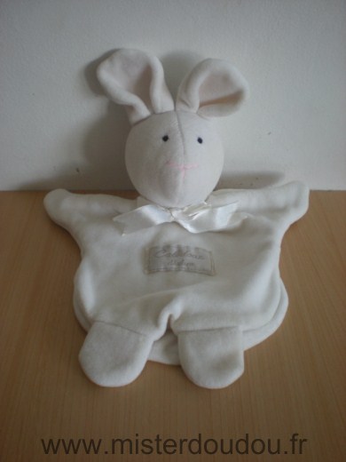 Doudou Lapin Calidoux Ecru 