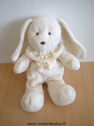 Doudou Lapin Cdg Ecru 