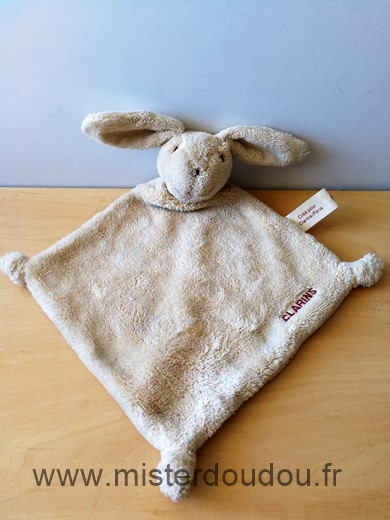 Doudou Lapin Clarins Beige 