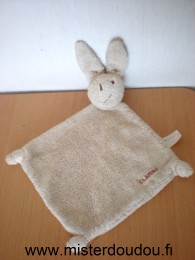 Doudou Lapin Clarins Beige 