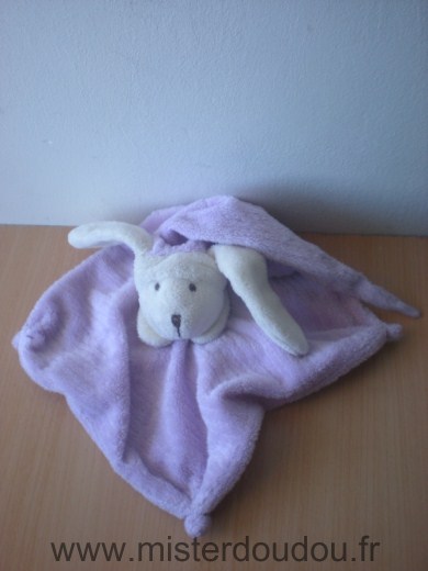 Doudou Lapin Cmp Mauve 