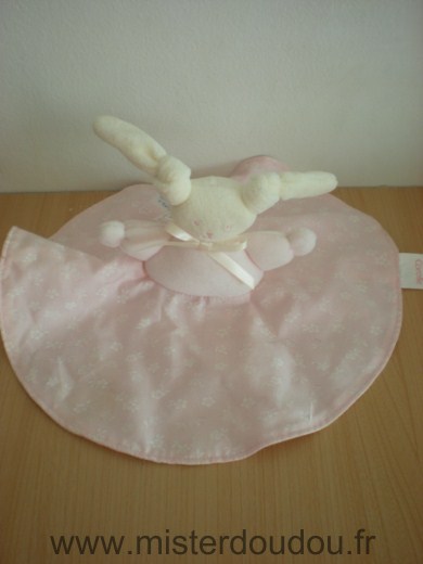 Doudou Lapin Corolle Patachou rose 