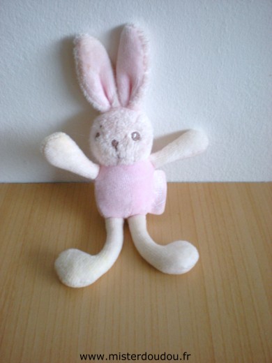 Doudou Lapin Corolle Rose Mini doudou lapin