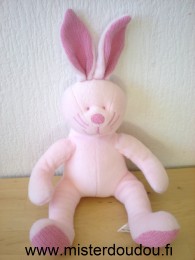 Doudou Lapin Cp international Rose 