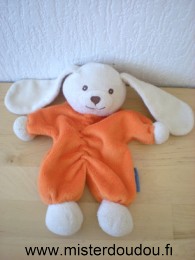 Doudou Lapin Doudi Orange 