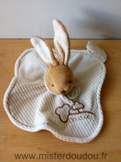 Doudou Lapin Doudou et compagnie Beige marron doudoubio 