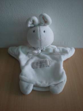 Doudou Lapin Doudou et compagnie Blanc 