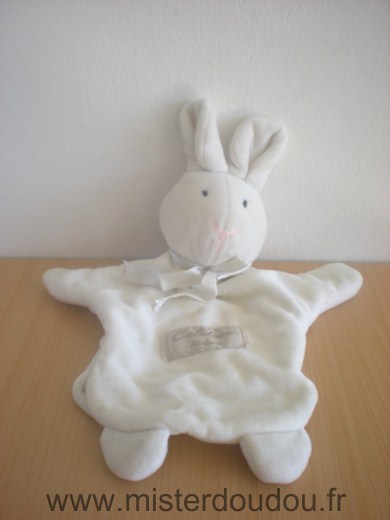 Doudou Lapin Doudou et compagnie Blanc calidoux nature 
