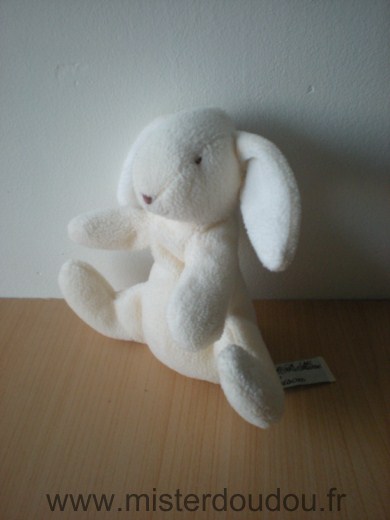 Doudou Lapin Du pareil au même Ecru 