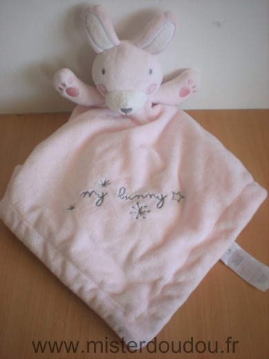 Doudou Lapin Early days Rose my bunny 