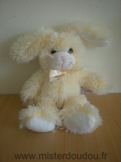 Doudou Lapin Gipsy Jaune 